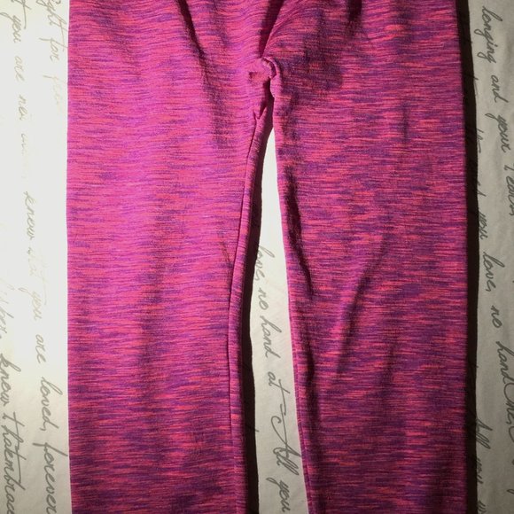 Pink Yoga Pants Narrow Cuff Petite L - Picture 2 of 11